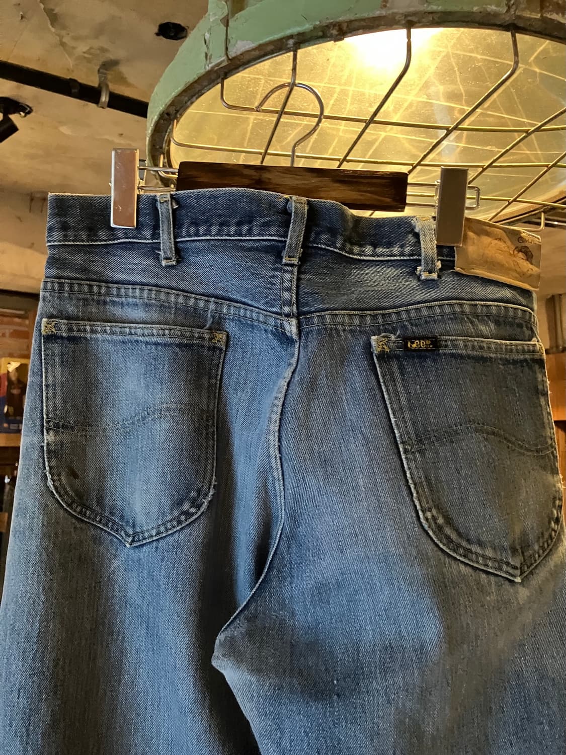 70s USA 빈티지 LEE 리 라이더스 데님 팬츠 상품이미지6