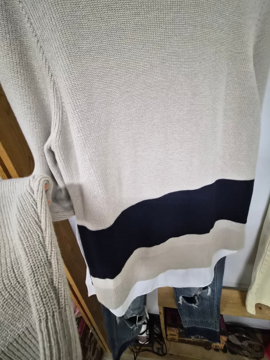 쉬폰 레이어드 봄니트 상품이미지4