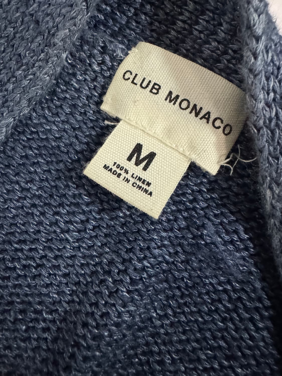 클럽모나코 미니멀 투 포켓 네이비 가디건 상품이미지3