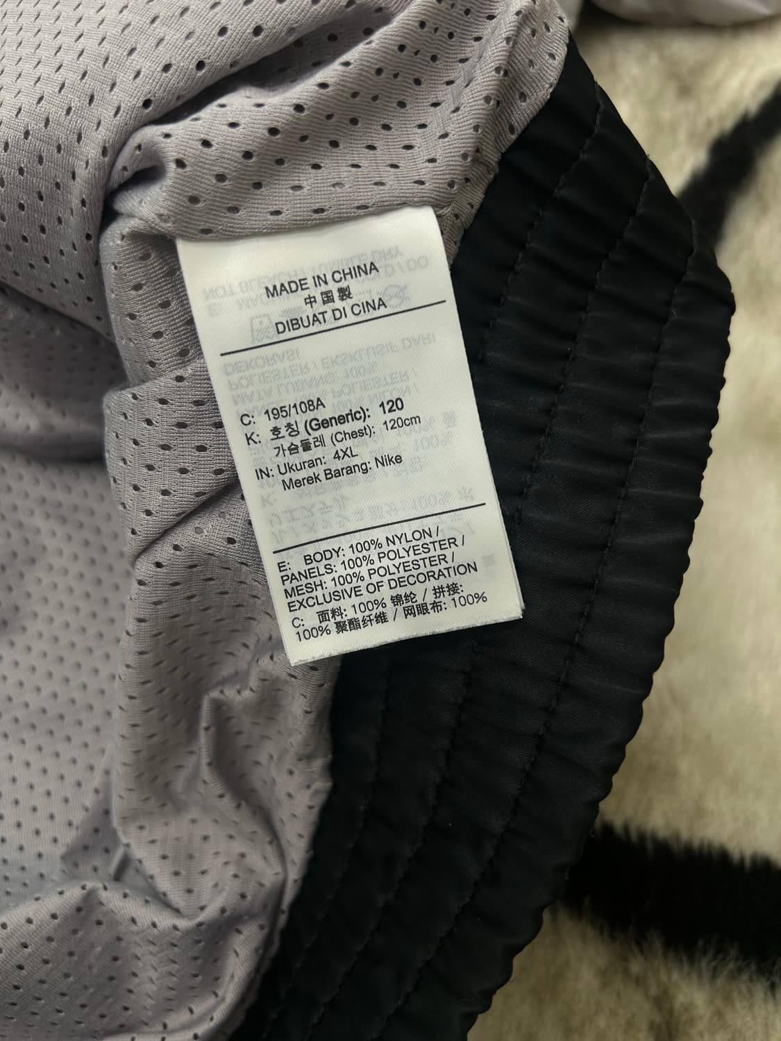 [4XL]나이키 조던 윙스 다이아몬드 자켓/그레이블랙 상품이미지6