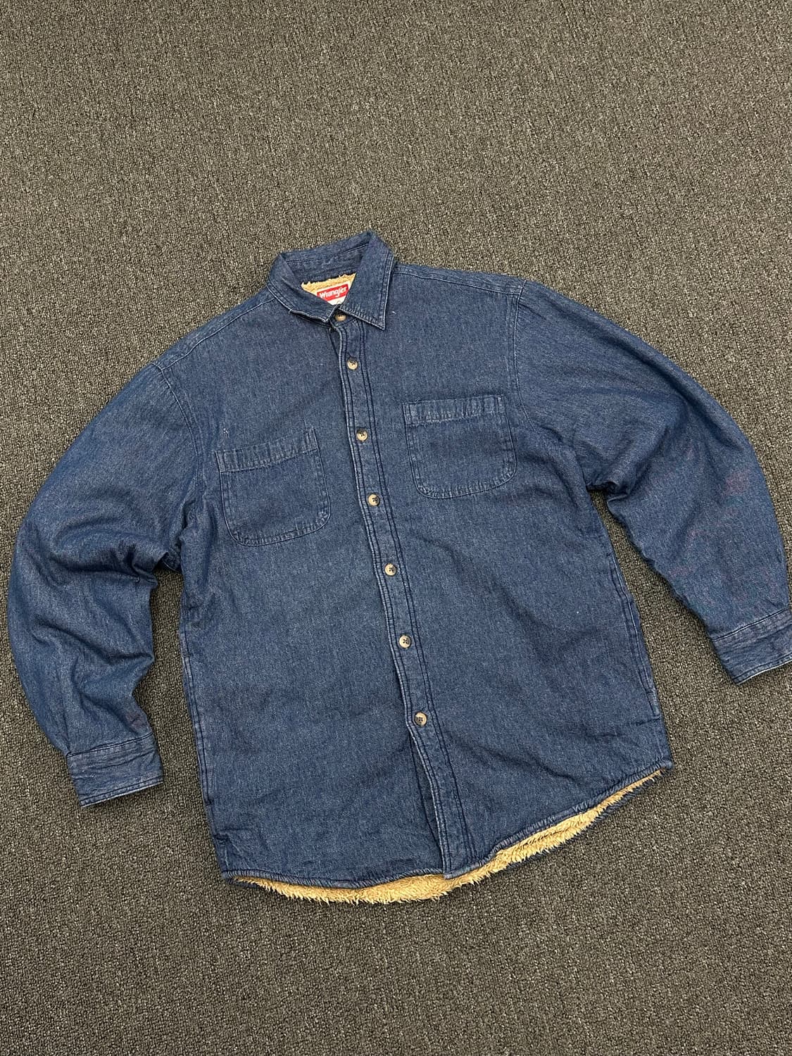 OS)랭글러 빈티지 셰르파 데님 셔츠 자켓 상품이미지1