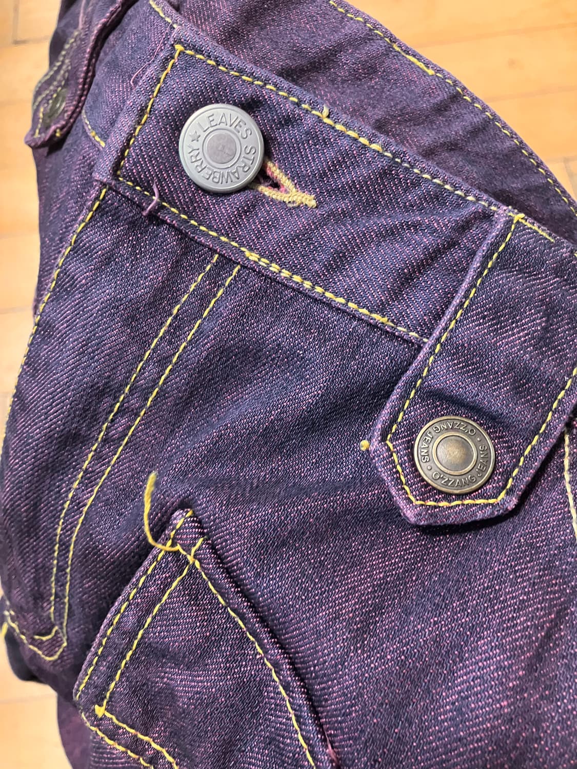 Japanese 90s Y2K 멀티포켓 퍼플 카고 팬츠 33 상품이미지7