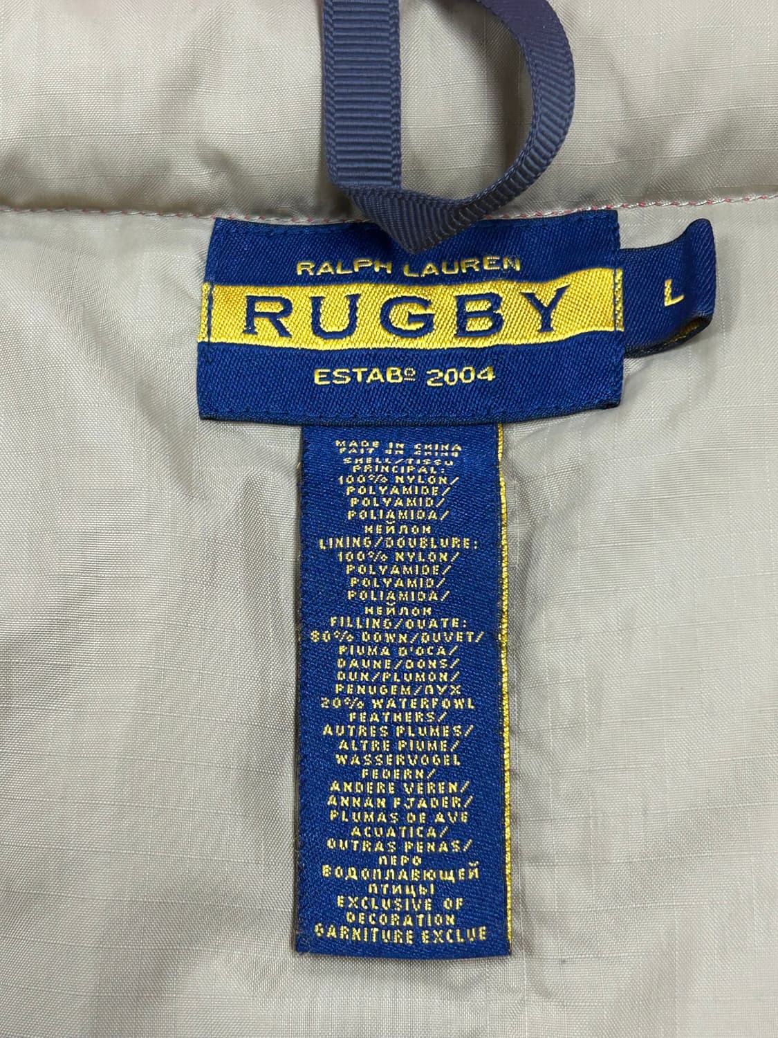 폴로 랄프 로렌 럭비 다운 자켓 상품이미지9