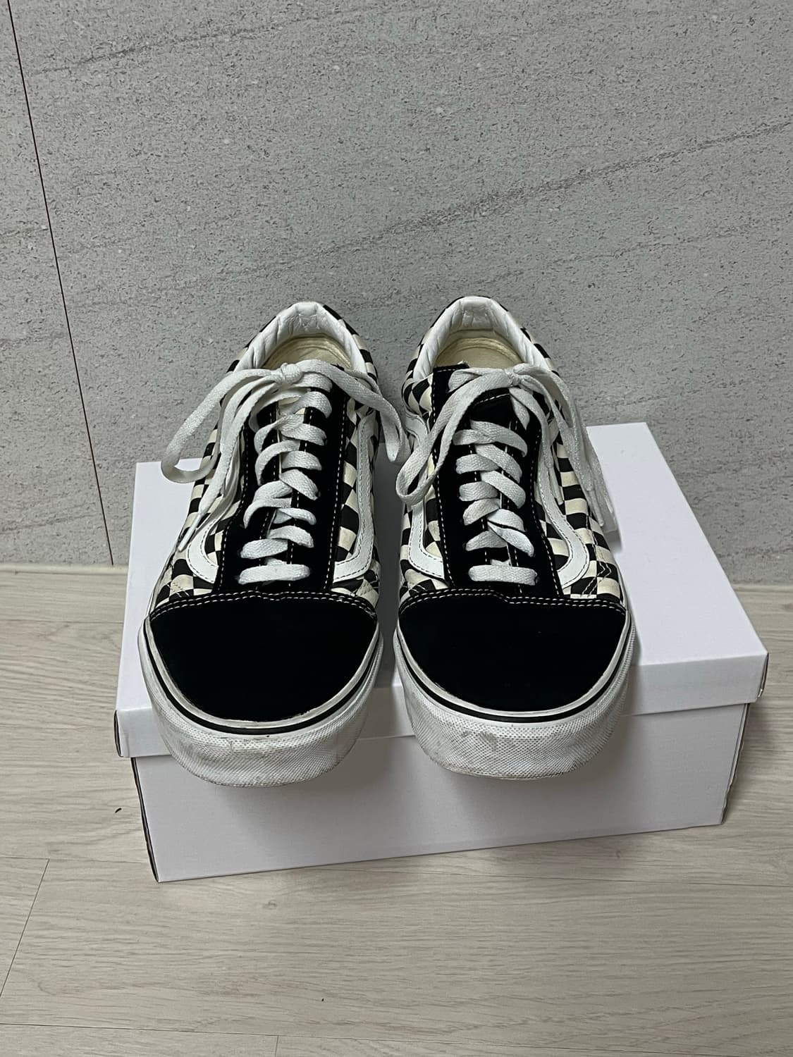 290 반스 VANS 올드스쿨 체커보드 헬스장 운동 단화 상품이미지5