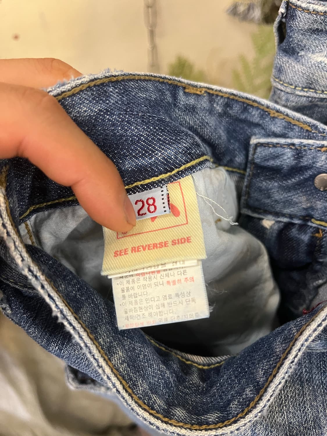 에비수 포켓 카고 데님 버뮤다 팬츠 #csz950 상품이미지9