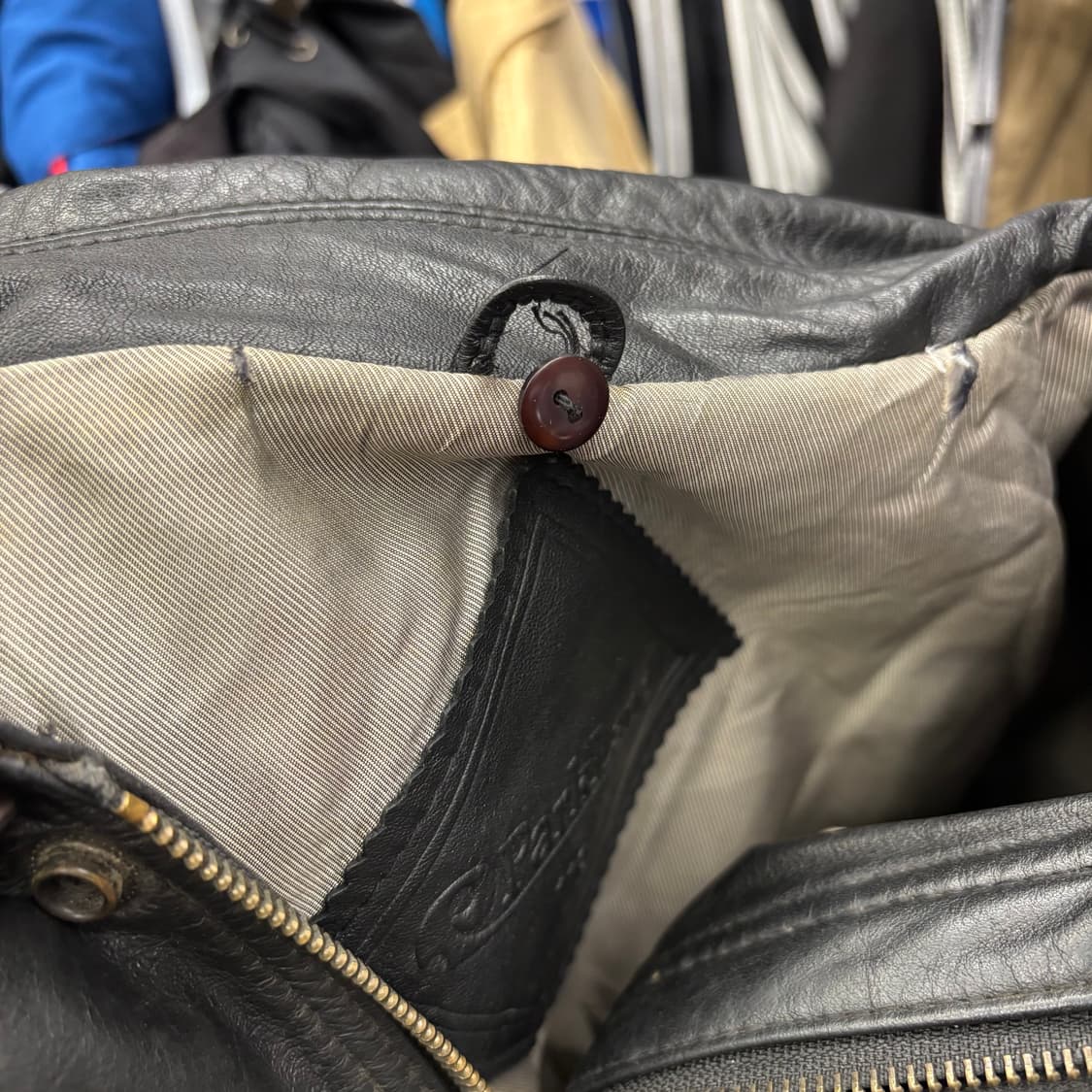 110 vtg 레더 가죽자켓 상품이미지7