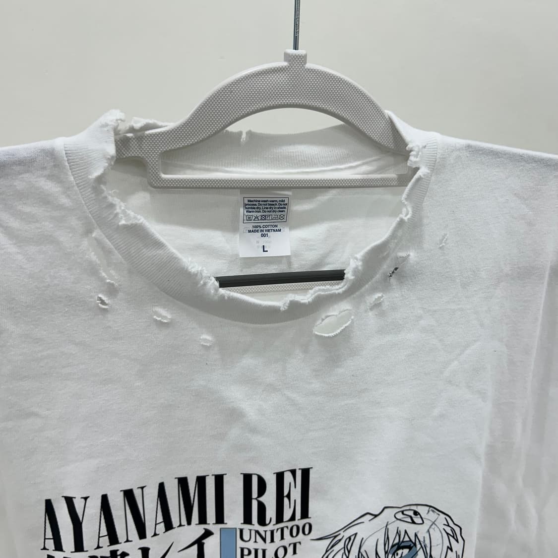 에반게리온 레이 디스트로이드 반팔 상품이미지3