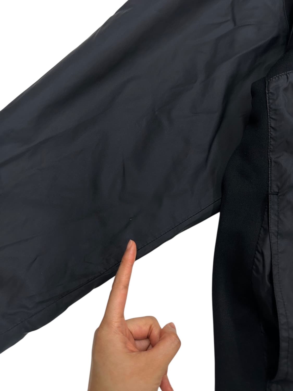 00s 나이키 솔로스우시 나일론 후드집업 블랙 (2XL) 상품이미지7