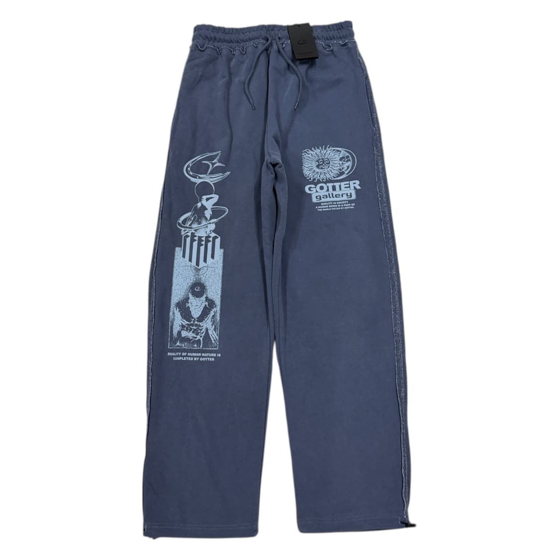 가터갤러리 메토닉 사이클 스웨트 팬츠 바지 인디고 블루 L 상품이미지1