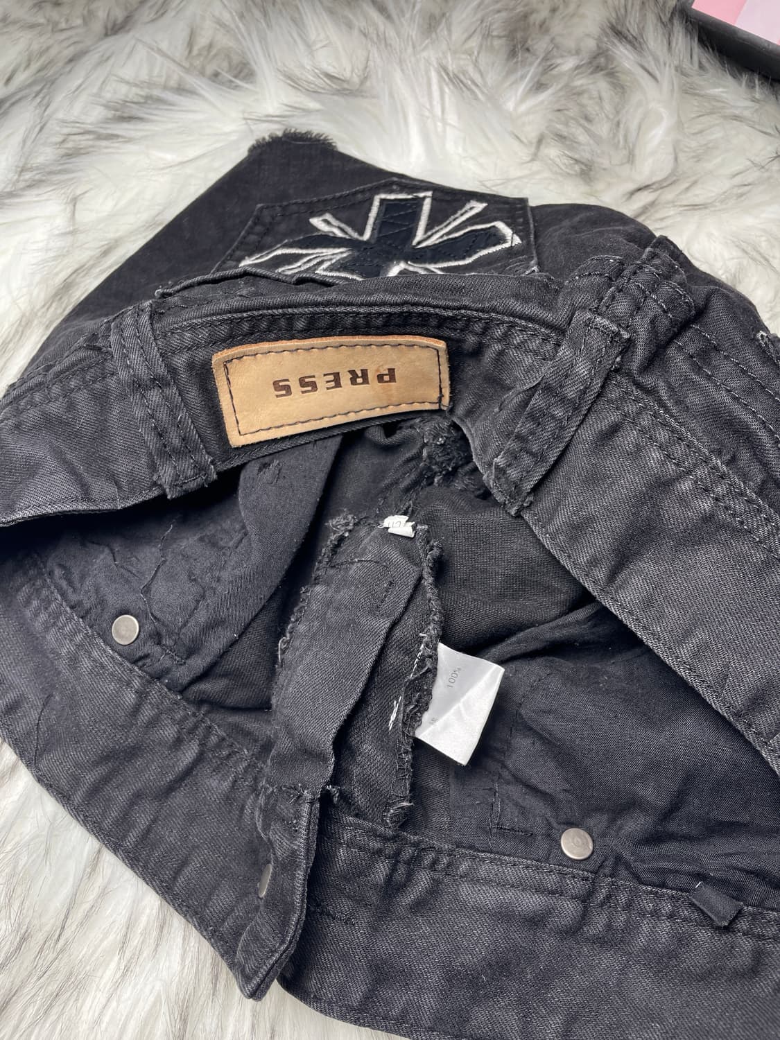 빈티지 유니언잭 로우라이즈 쇼츠 데님 반바지 팬츠 상품이미지4