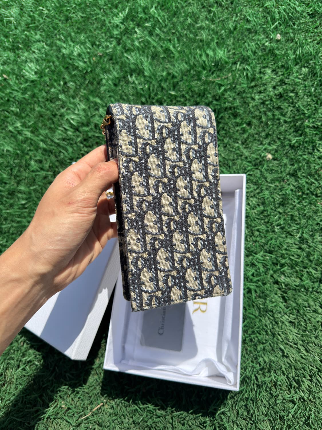 디올 오블리크 버티컬 폰 홀더백 상품이미지3