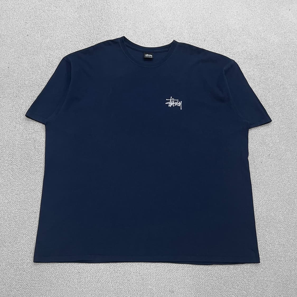 스투시 Stussy 베이직 로고 반팔티 네이비 상품이미지2