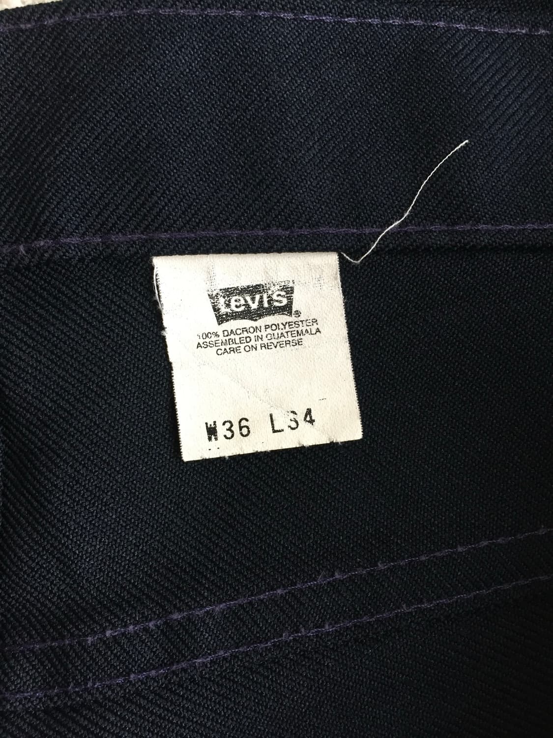 90-00’s levis 517 네이비 스타프레스트 블랭크탭 굿사이즈 상품이미지7