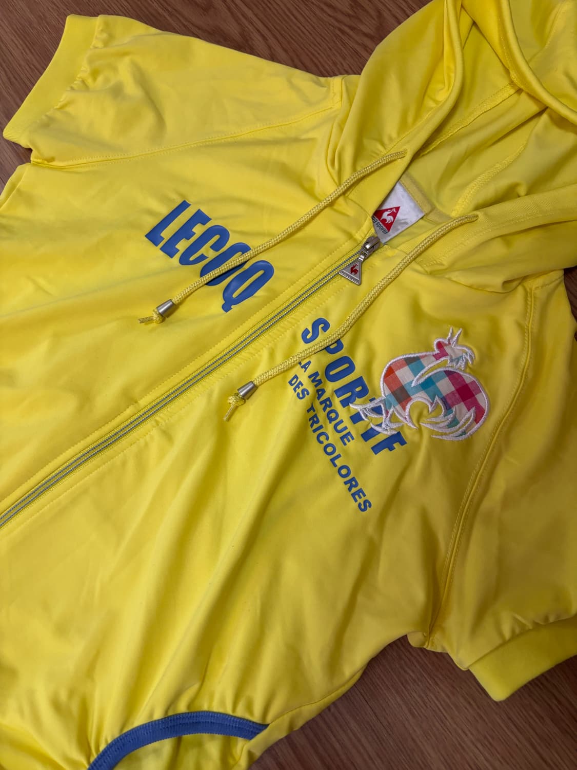 빈티지 르꼬끄 스포르티브 후드 반팔 집업 상품이미지2