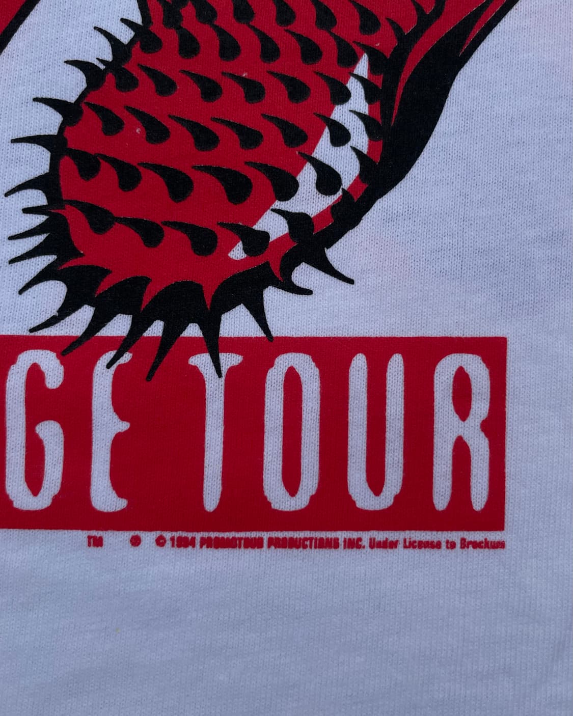 90s VooDoo Lounge Tour Hot Lips T-shirt 상품이미지4