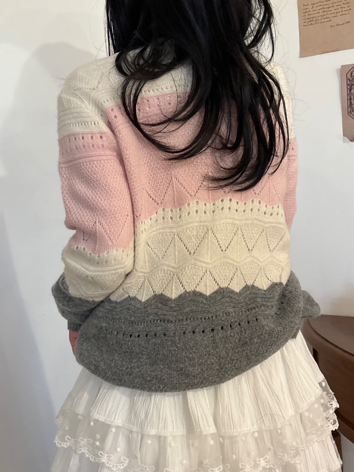 VTG 핑크 니트 상품이미지2