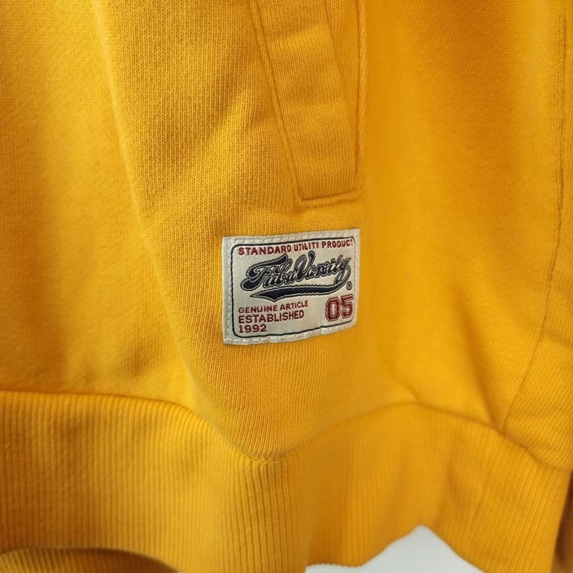 [푸부] 올드스쿨 빅로고 그래픽 후드티 머스타드 M19263 상품이미지6