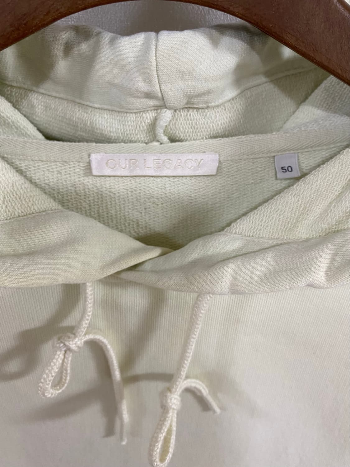 아워레가시 22SS 루즈 후디 트랜스루센트 화이트 루프 (M2196LT) 상품이미지2