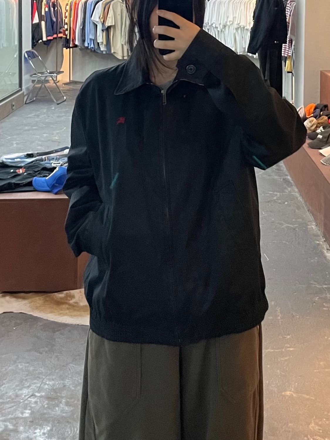 버버리 노바체크 블랙 블루종 자켓 H2760 상품이미지1