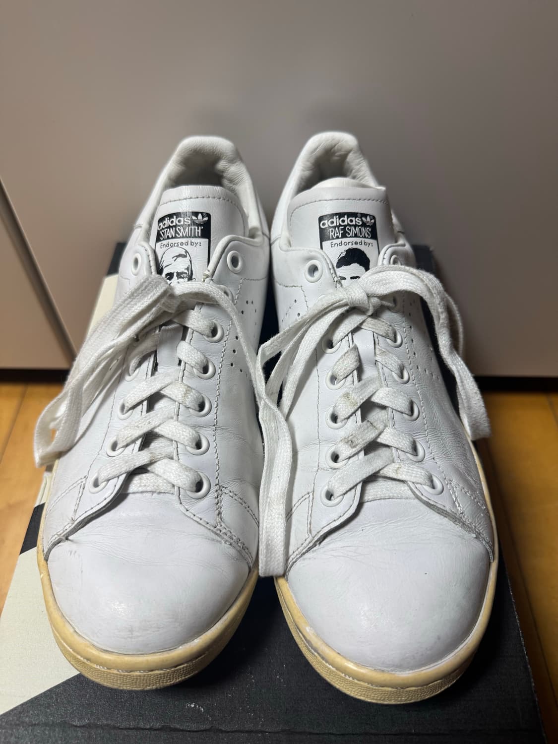 라프시몬스 스탠스미스 화이트 상품이미지4