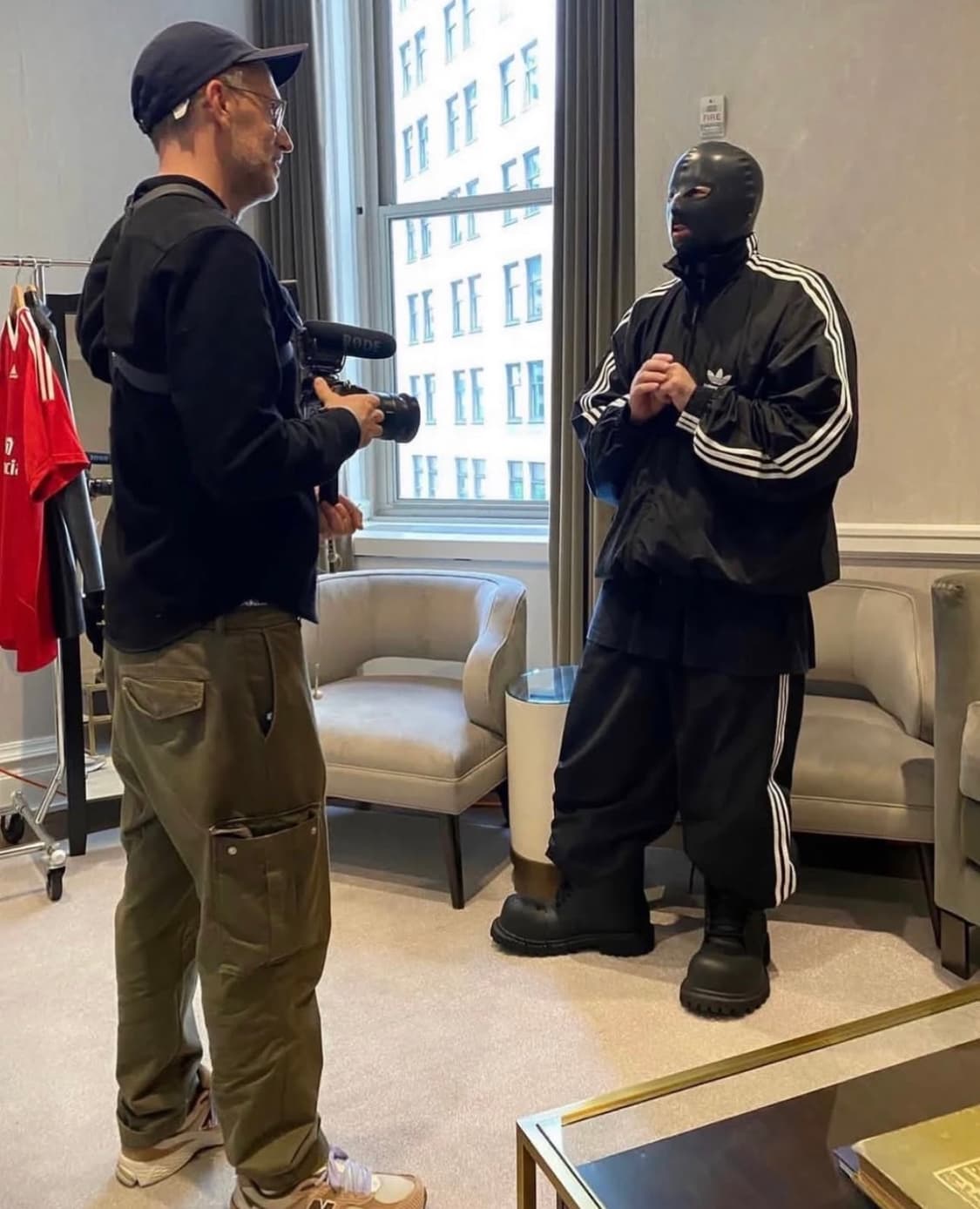 [S]발렌시아가×아디다스 배기 스웻팬츠 상품이미지2