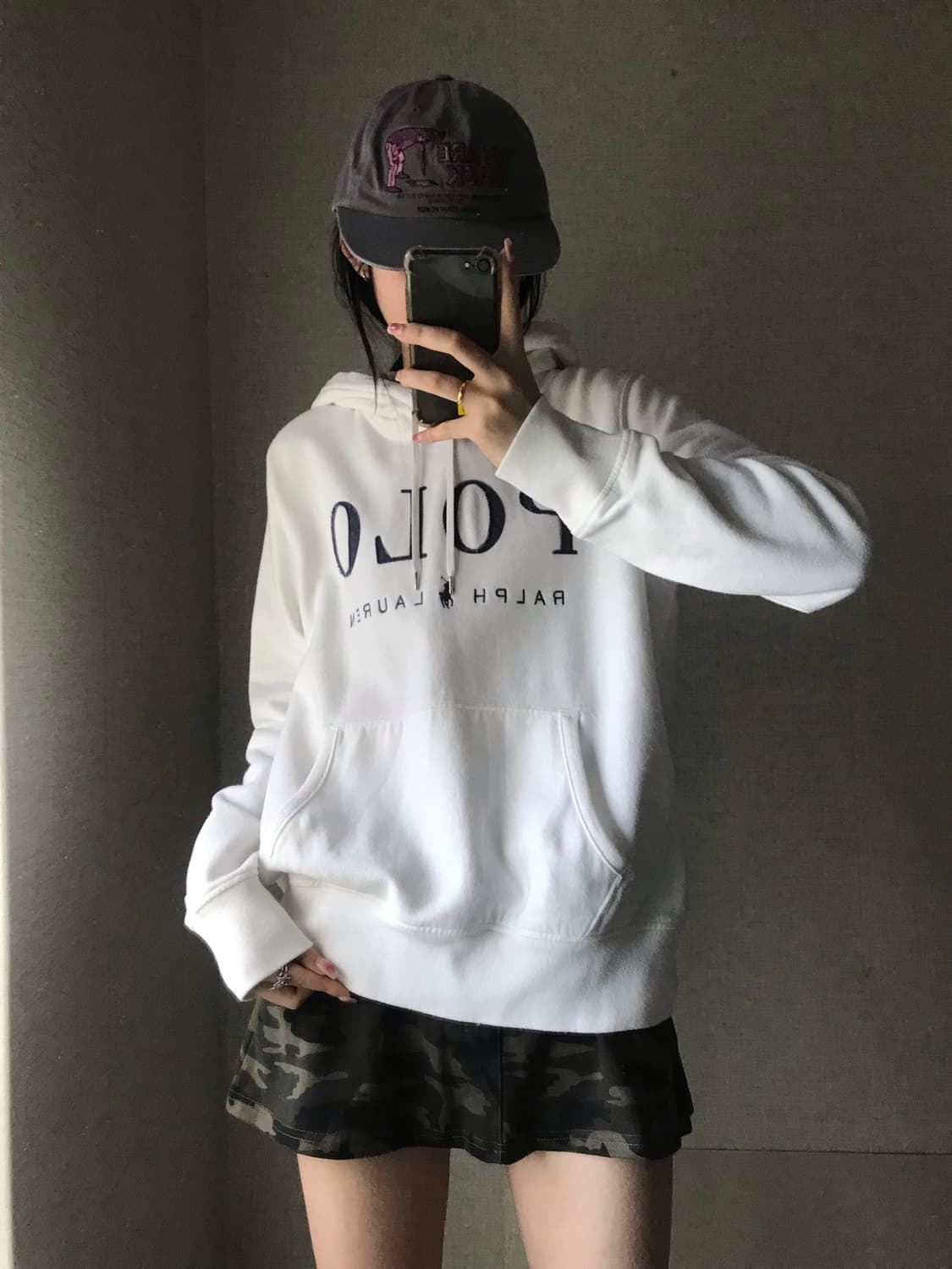 폴로 빅로고 후드티 상품이미지1