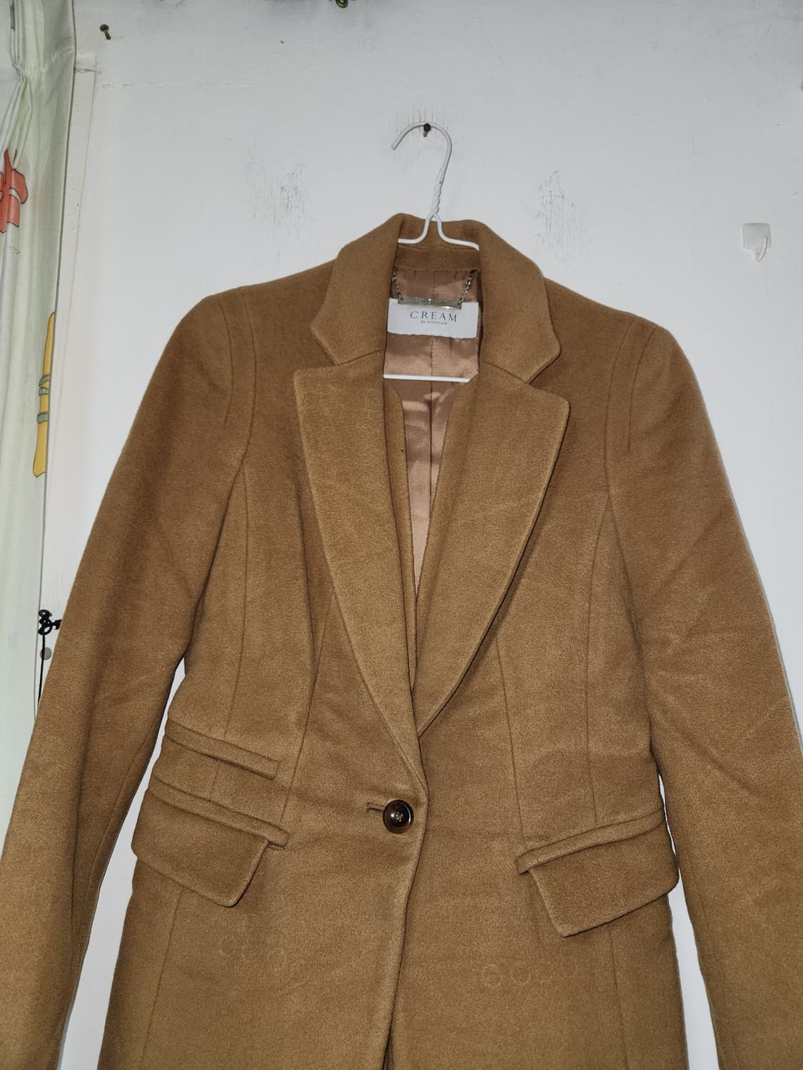 CREAM 여성 울모직 코트 66(88-94-165) 상품이미지2