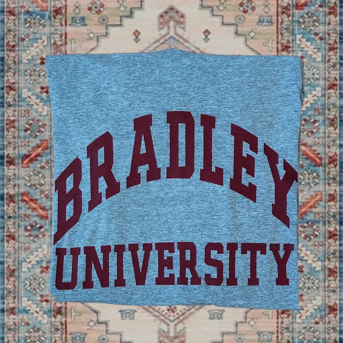 Bradley University 컬리지 빈티지 티셔츠 XL 상품이미지3