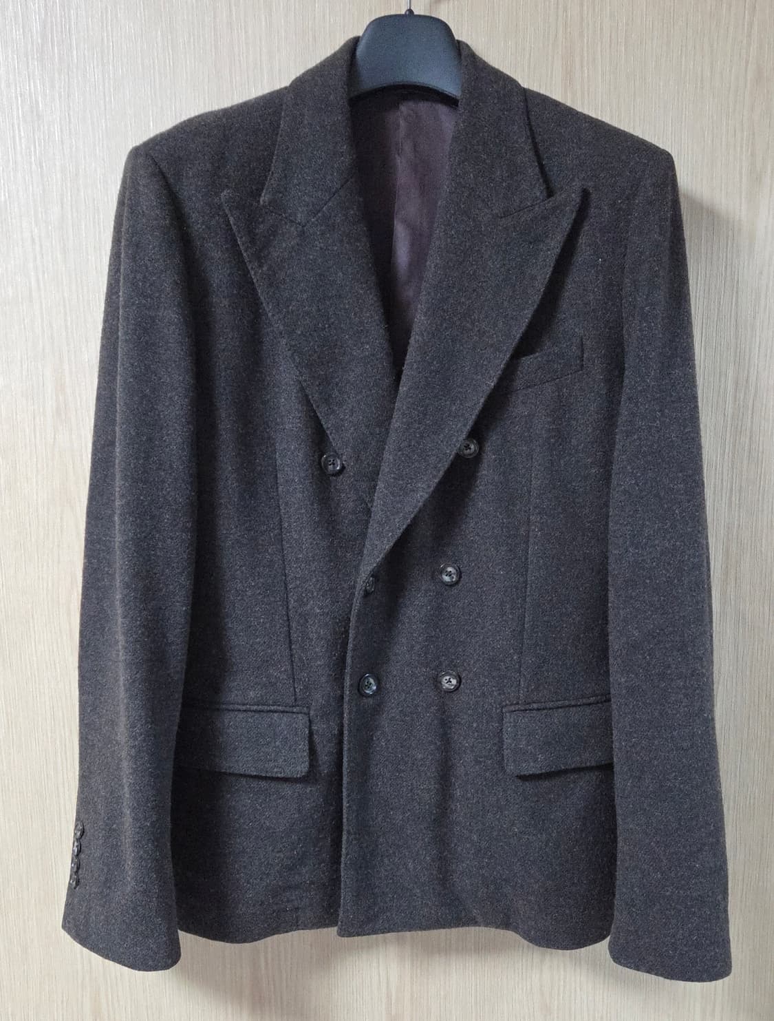 (착샷) 돌체 & 가바나 더블 울 블레이저 자켓 브라운 상품이미지1