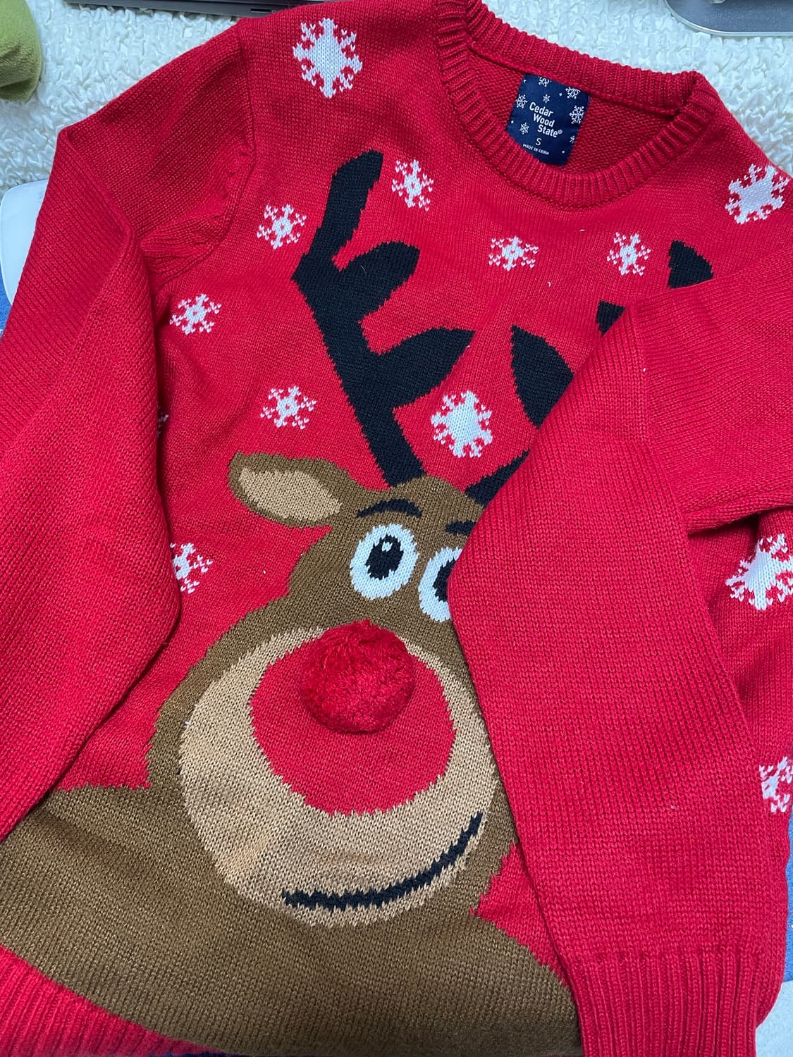 빈티지 크리스마스 니트 상품이미지2