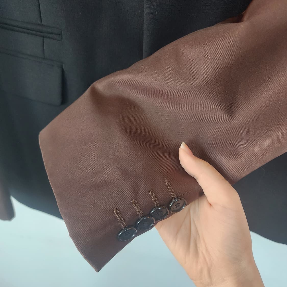 지방시 어깨지퍼 블랙 배색 자켓 상품이미지3