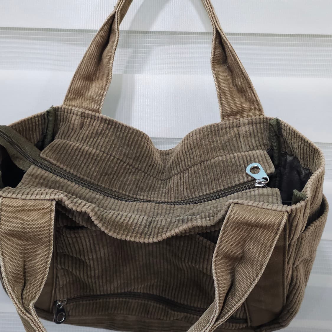 JAPAN 빈티지 LAZY SUSAN 코듀로이 토트백 상품이미지8