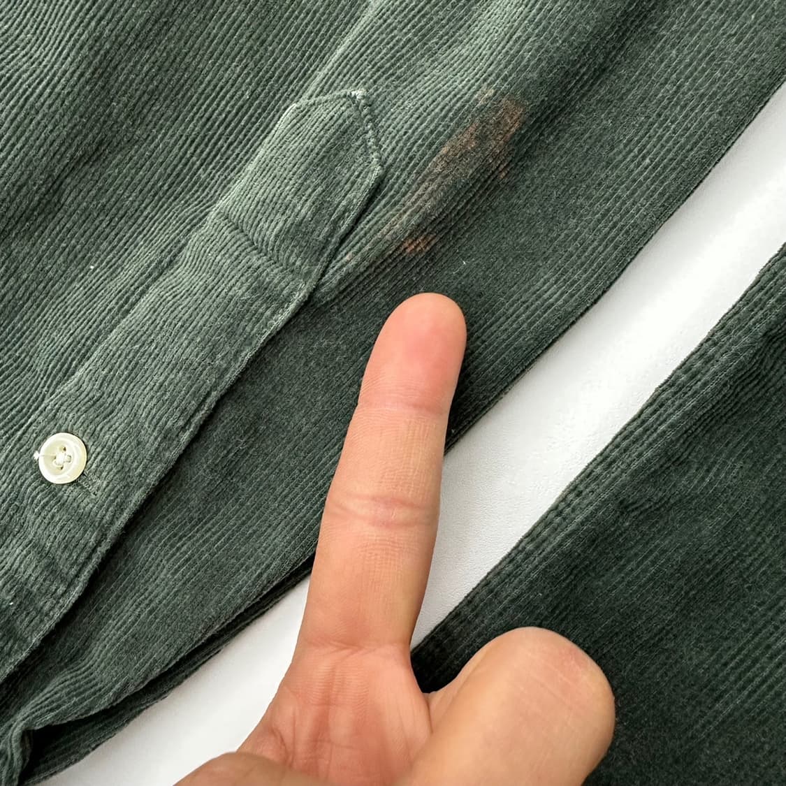 Polo 폴로랄프로렌 00's 블레어 딥그린 코듀로이  상품이미지4
