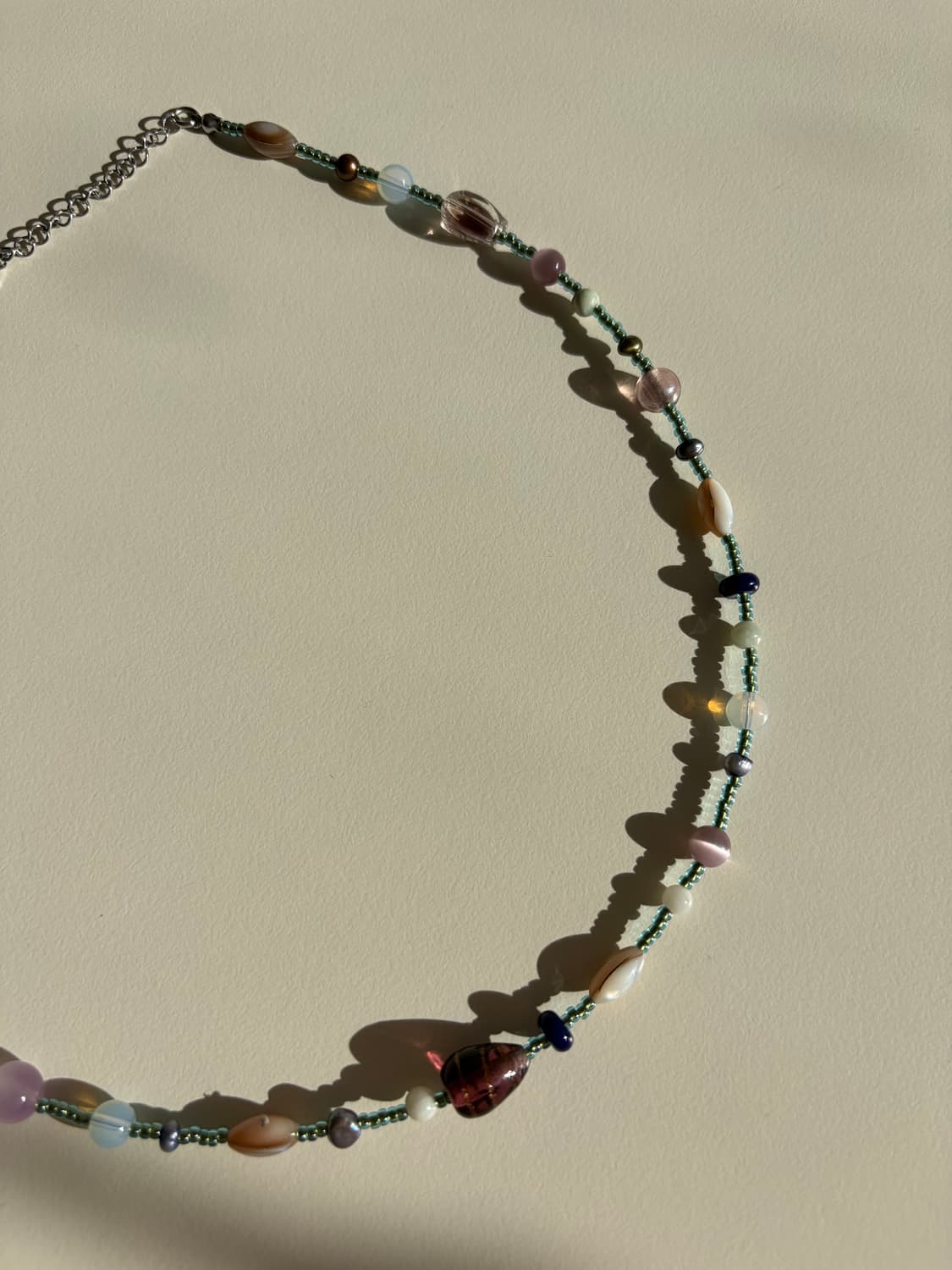 Wood clock necklace 상품이미지6