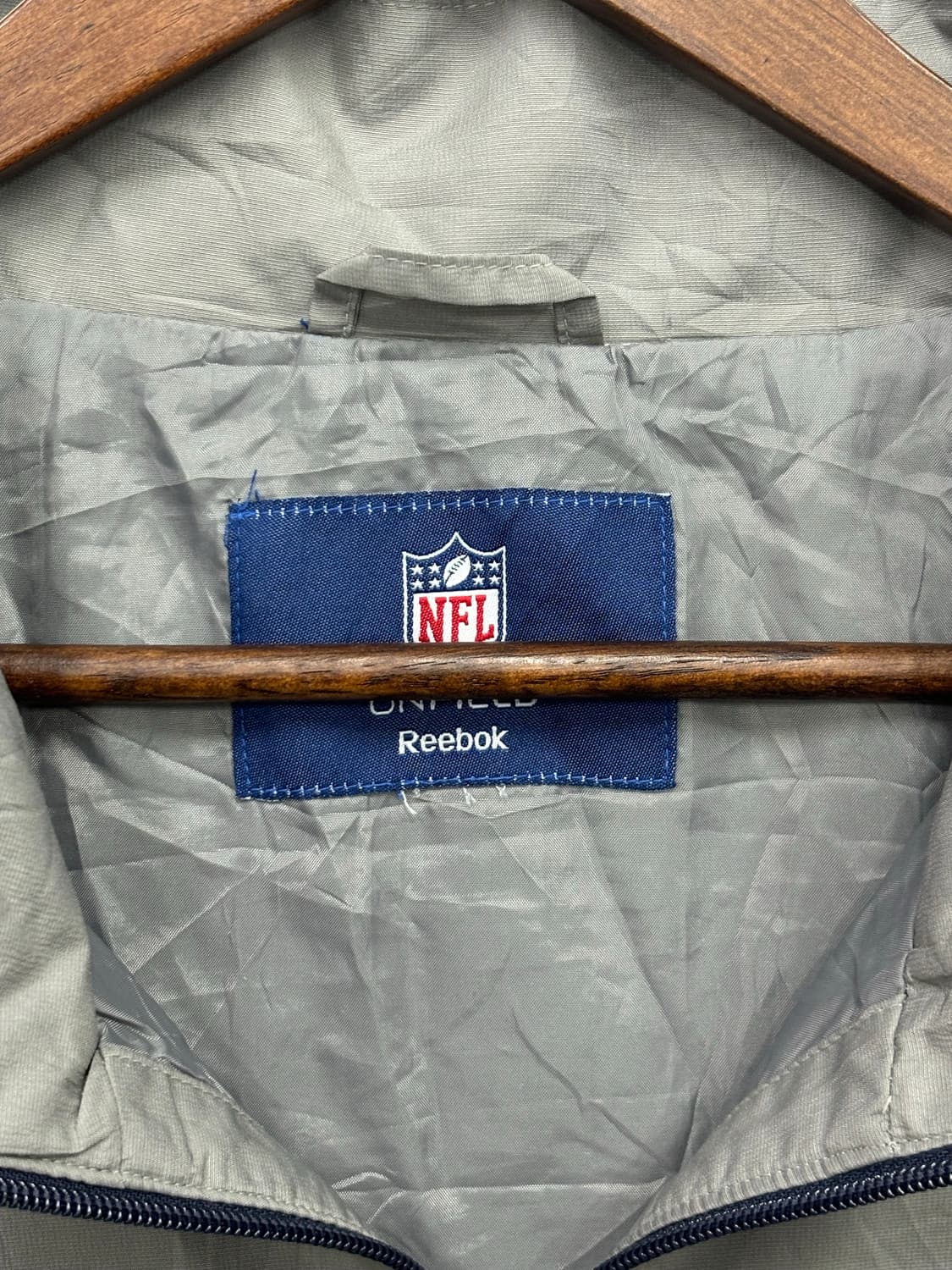 Leebok NFL 회색 바람막이 집업 상품이미지2