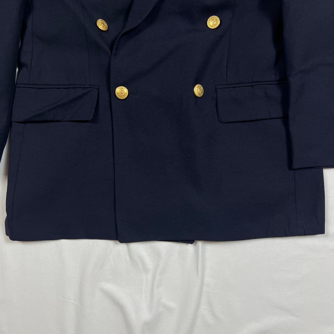 80‘s 폴로 유니버시티 클럽 랄프로렌 더블 블레이저 자켓 상품이미지3