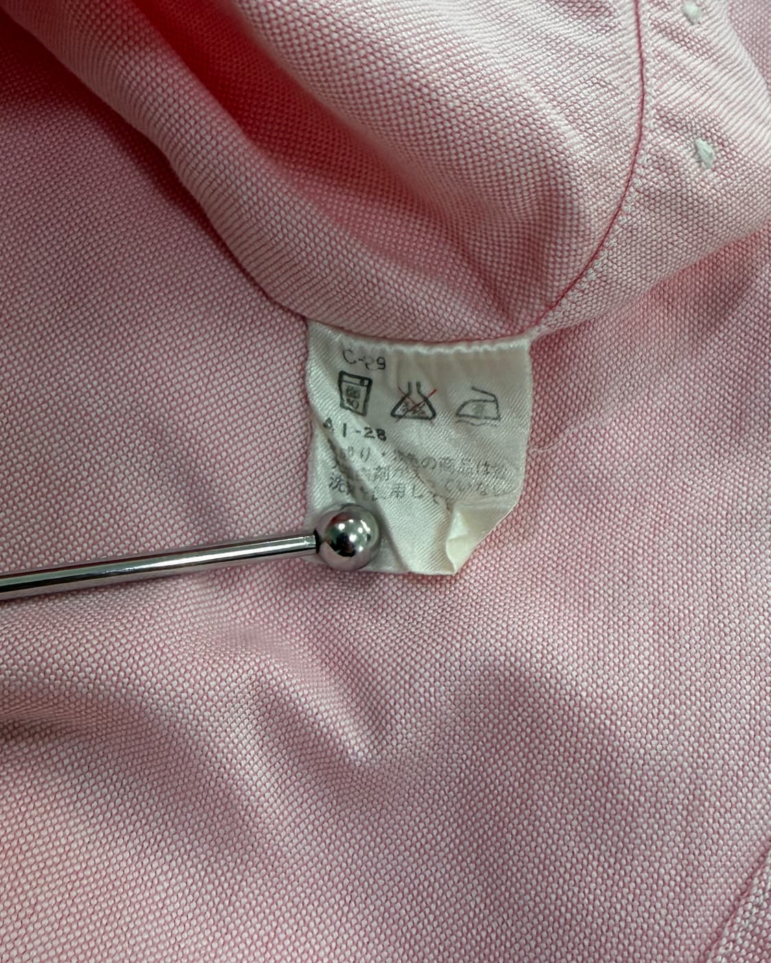 [S]폴로 랄프로렌 핑크 옥스포드 셔츠 상품이미지8