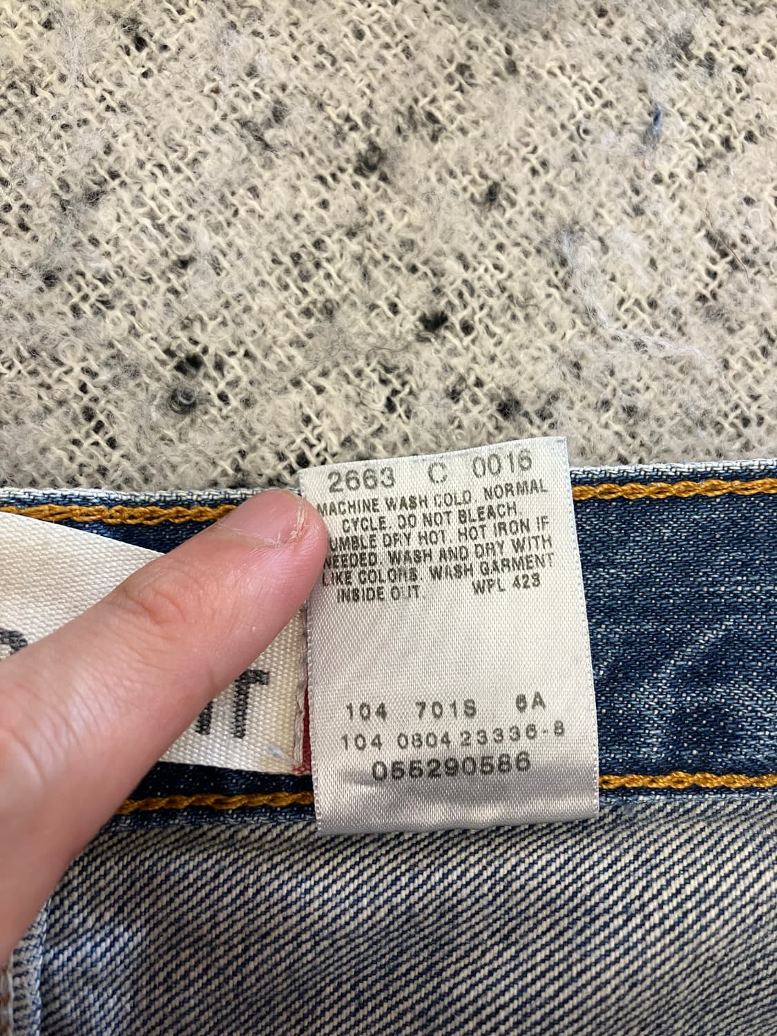 N138 리바이스 529 데님팬츠 상품이미지5
