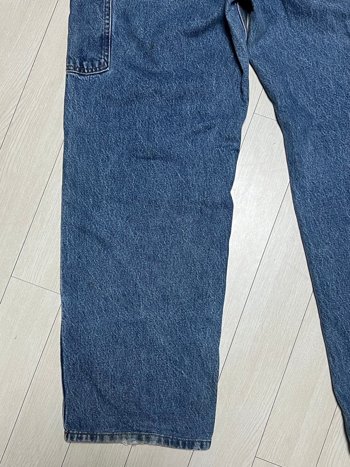 00s 빈티지 칼하트 더블니 데님 워크팬츠 B73DST 36사이즈 상품이미지8