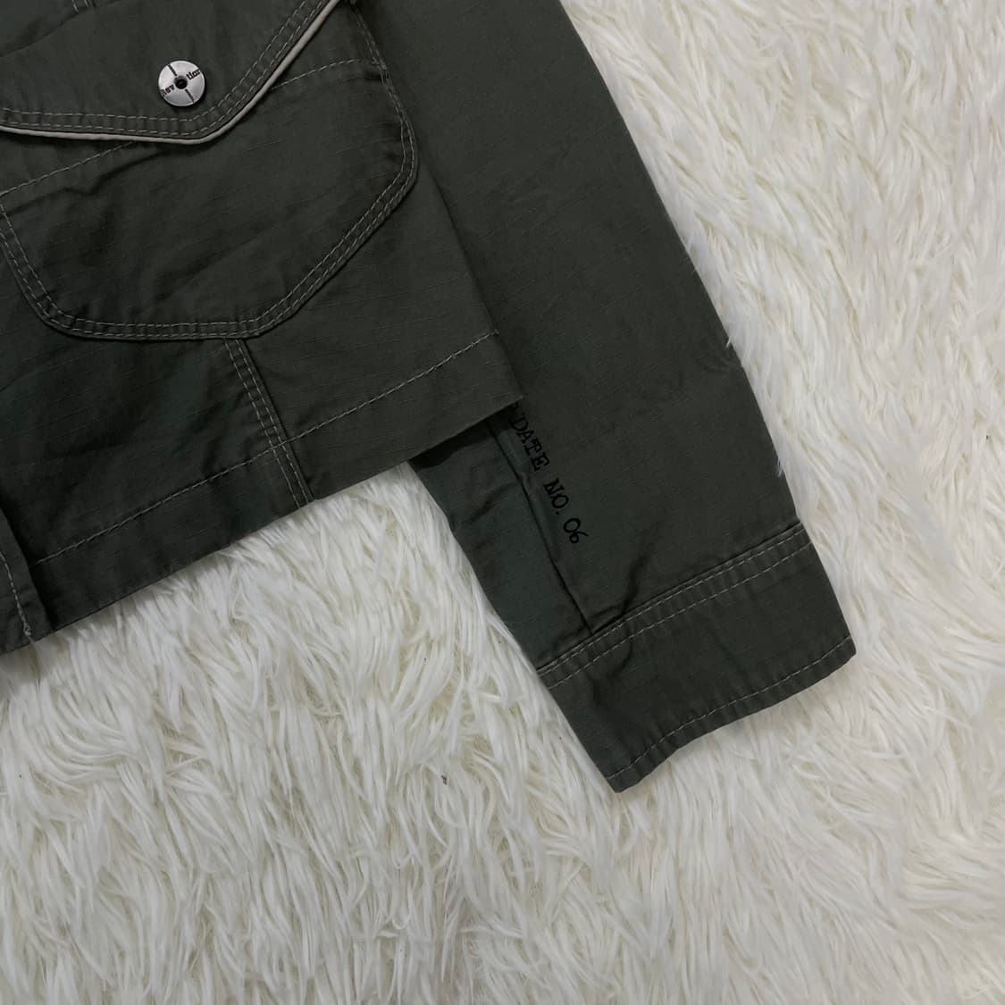 DOHC 립스탑 카고 밀리터리 자켓 카키 상품이미지7