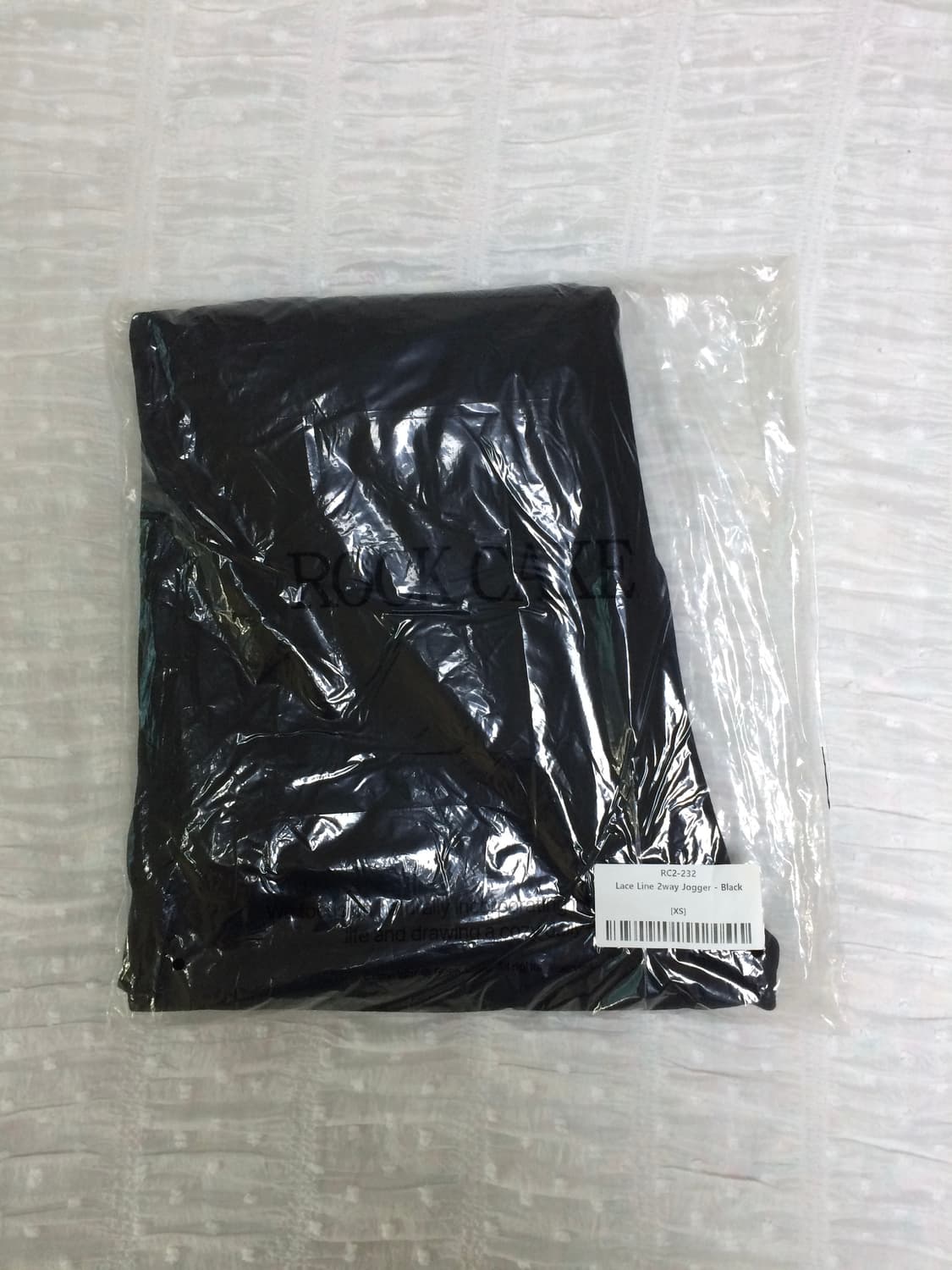 락케이크 레이스 라인 투웨이 조거팬츠 블랙 xs 상품이미지2