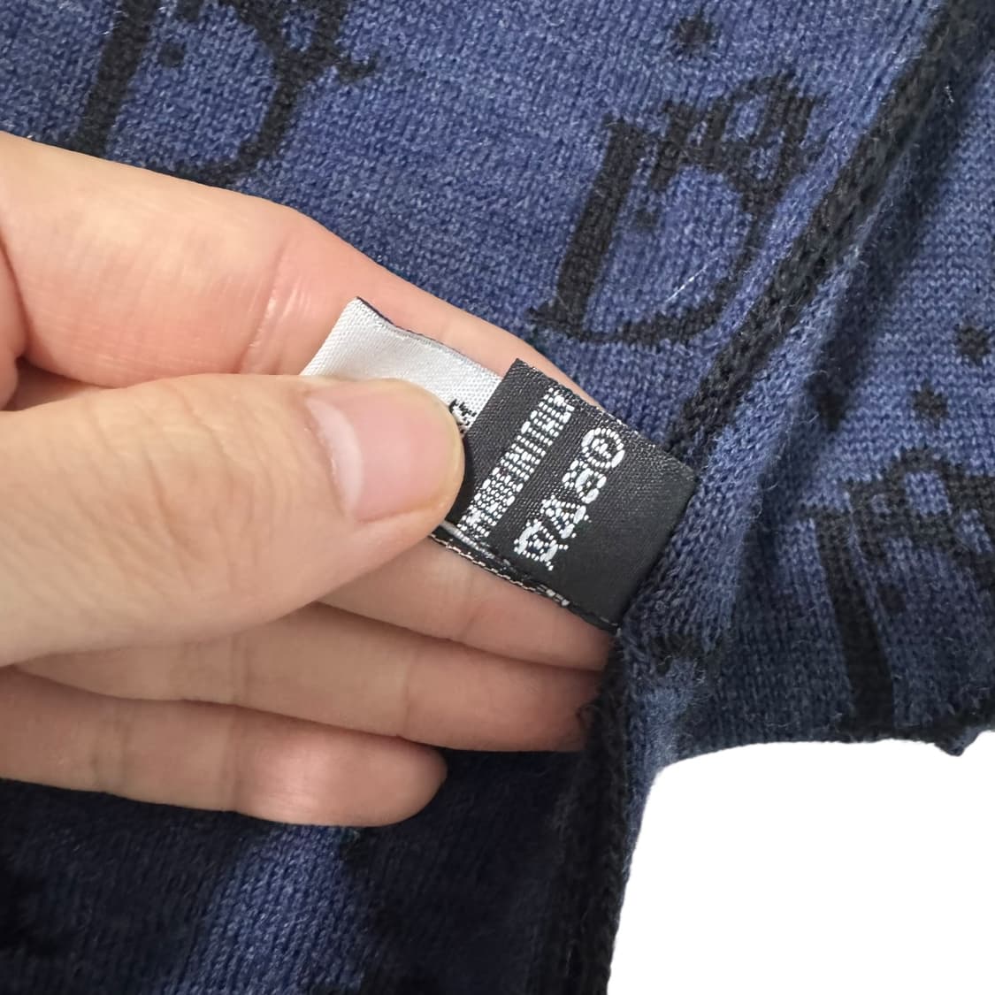 정품 디올 오블리크 블랙 머플러 상품이미지6