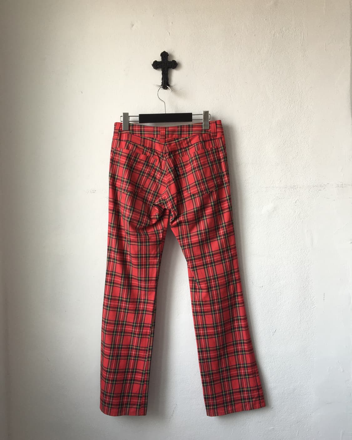 Check pattern cotton pants 상품이미지3