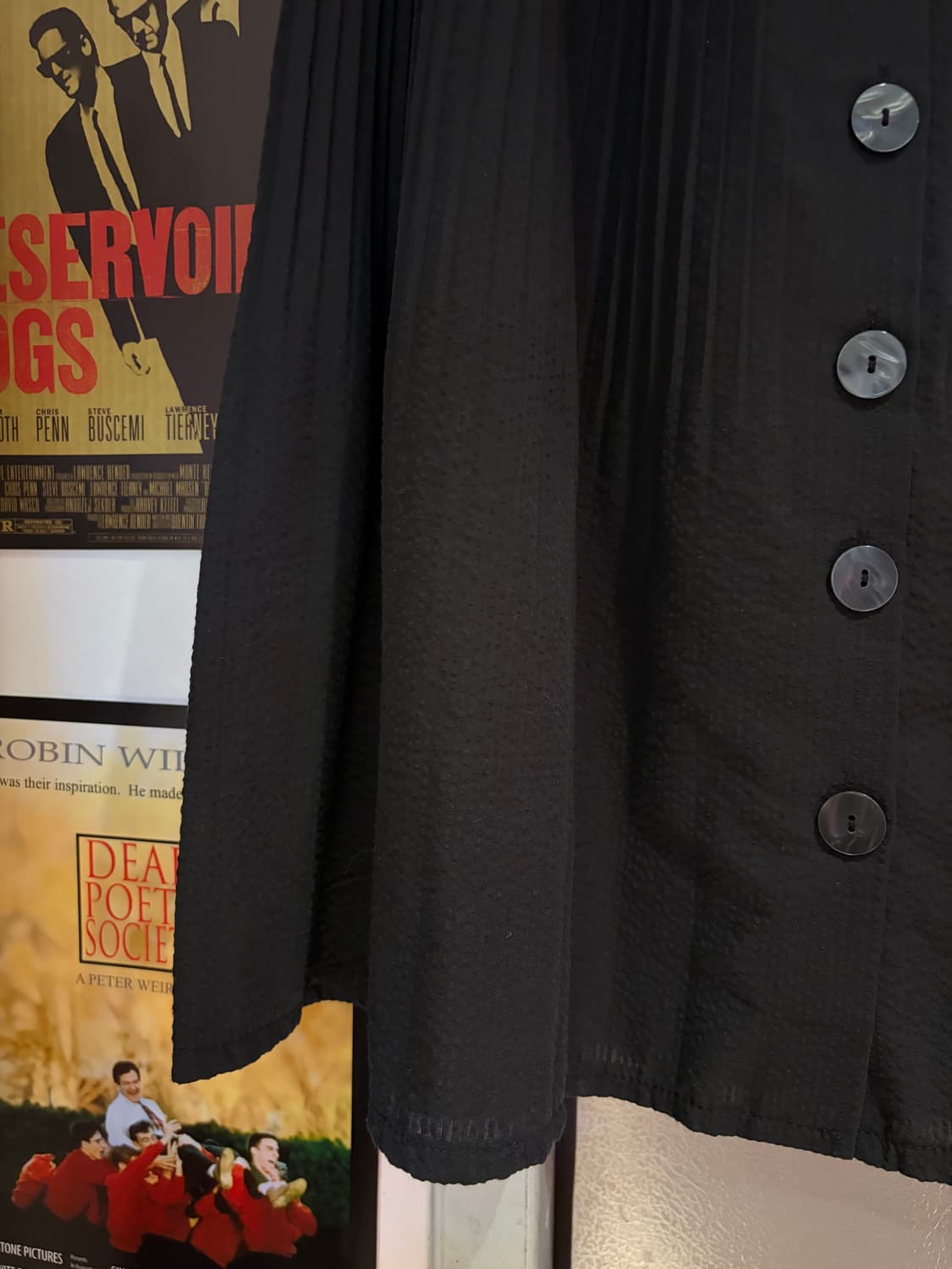 버튼다운 플리츠 스커트 상품이미지2