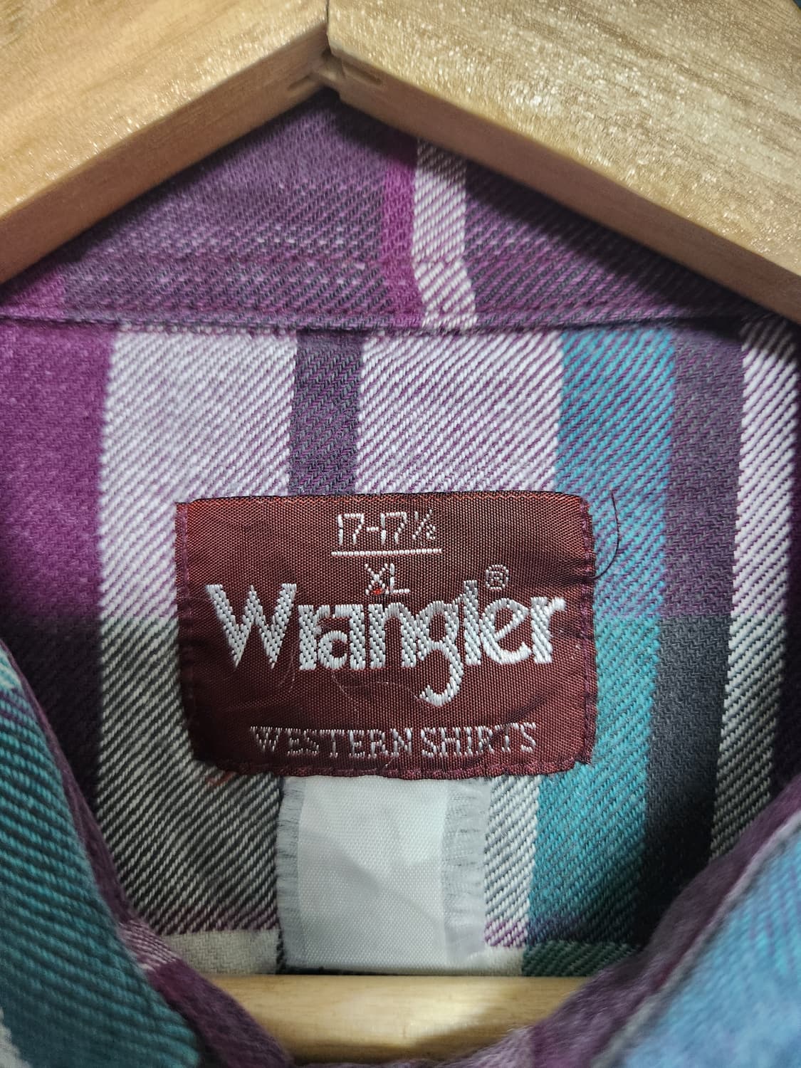 랭글러Wrangler 웨스턴 플란넬 셔츠 XL - S70 상품이미지4