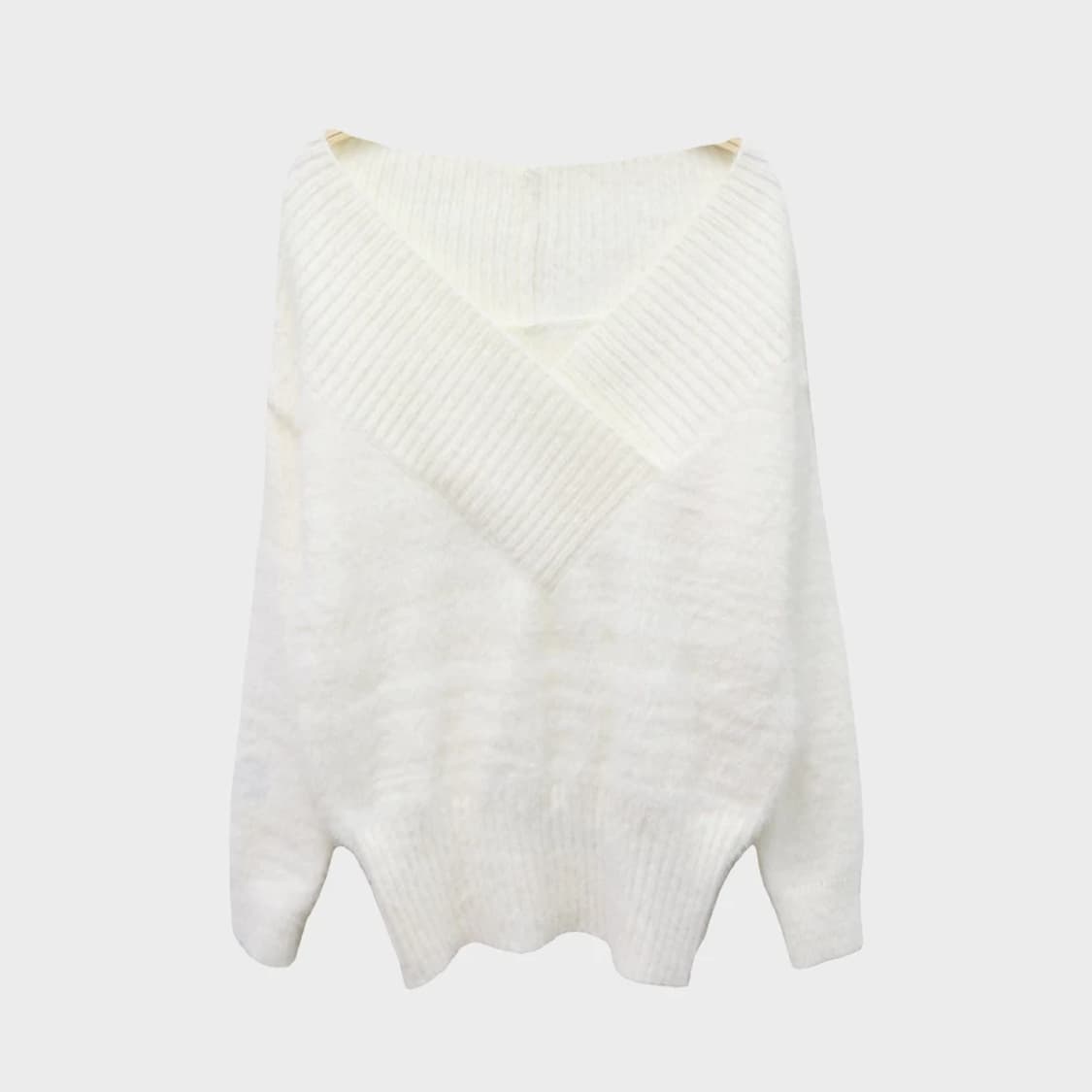 SNACC 딥 브이넥 오프숄더 니트 63388 상품이미지1