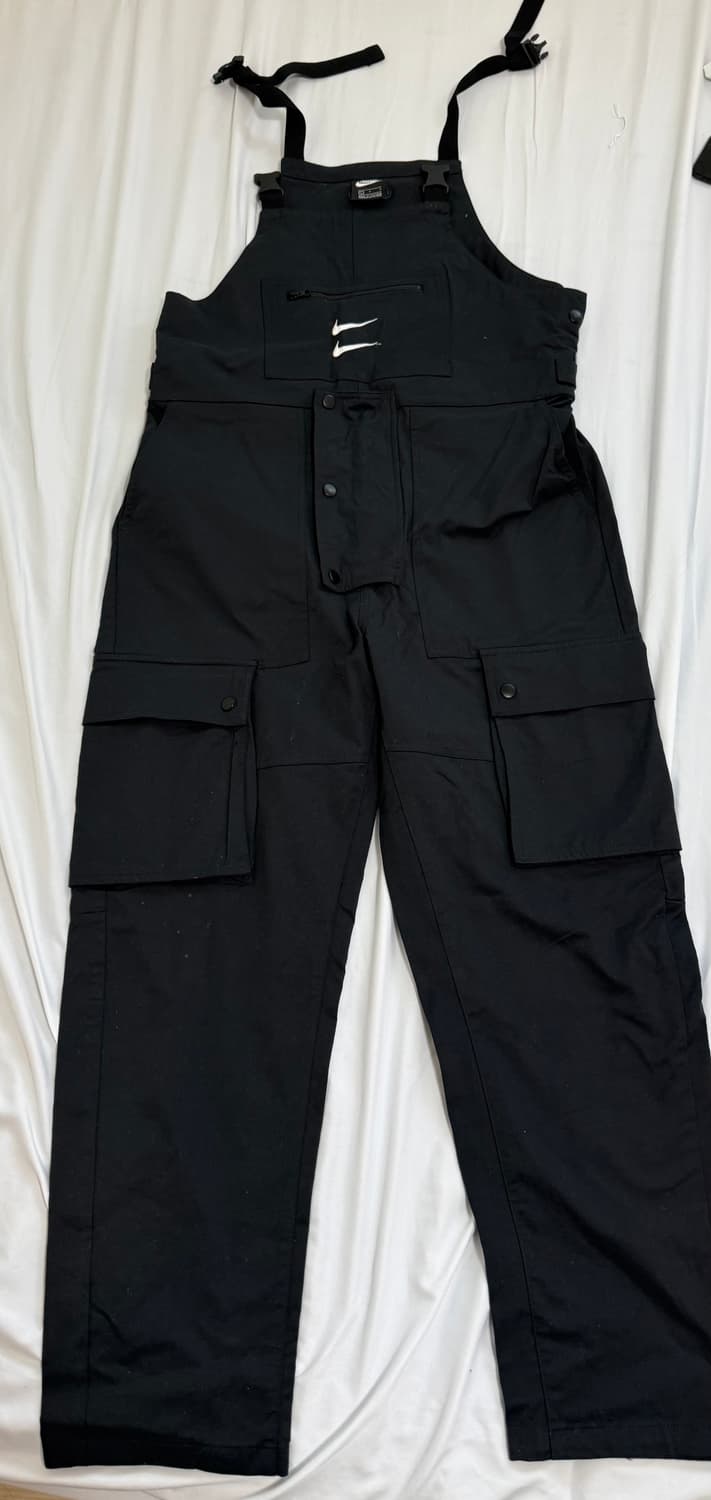 나이키 NSW 스우시 오버롤 블랙 화이트 - 아시아 상품이미지2