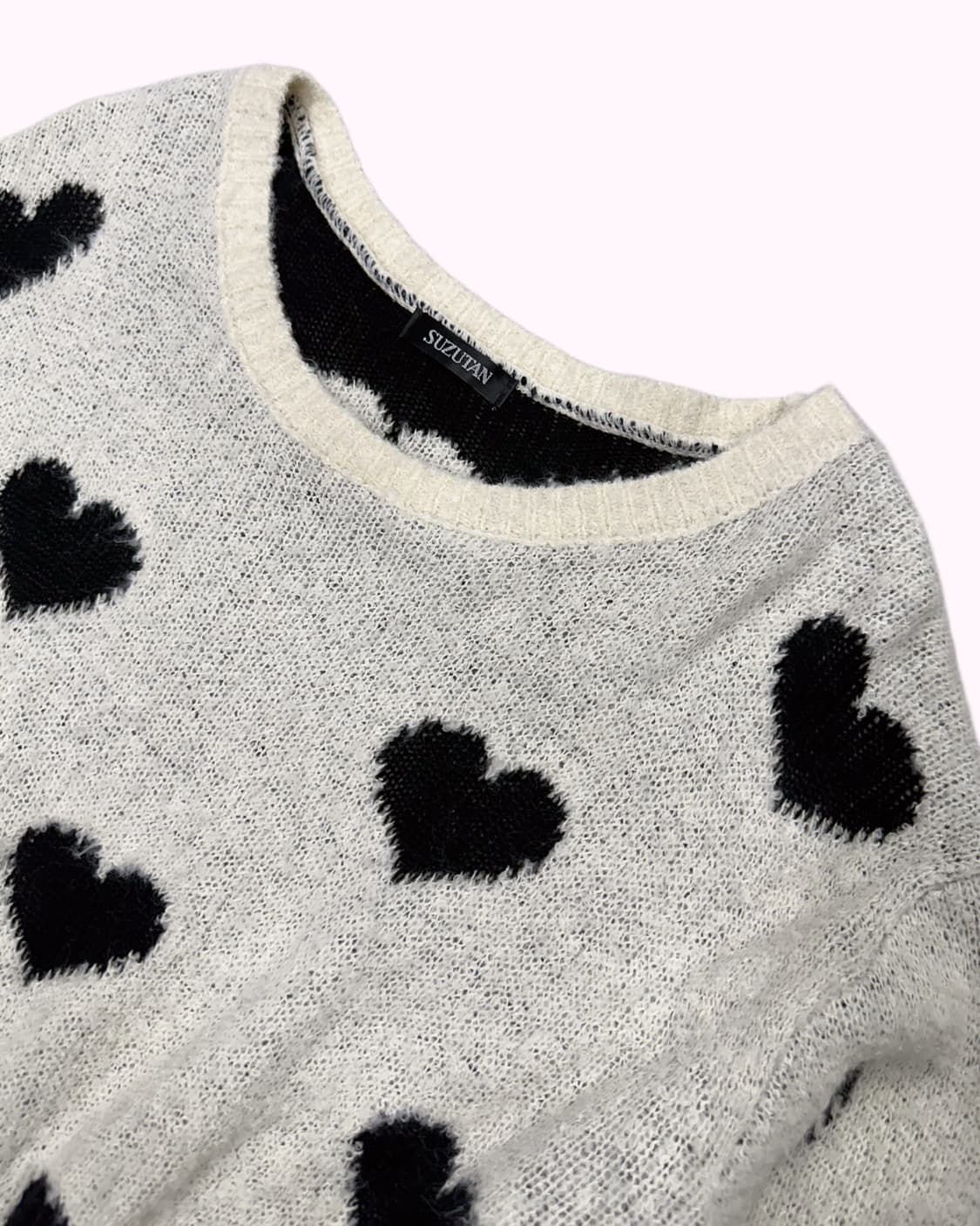 heart pattern jacquard knit 상품이미지3