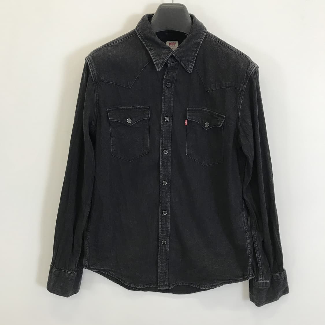 리바이스 LEVIS 흑청 데님셔츠 [M] 상품이미지1