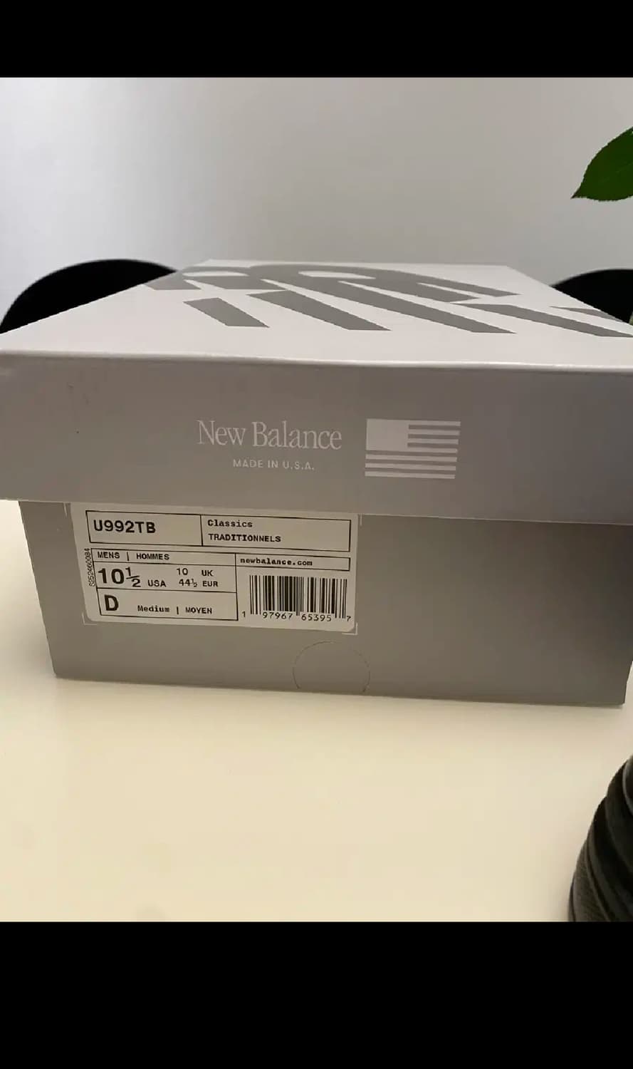 뉴발란스 992 코어블랙 285 상품이미지4